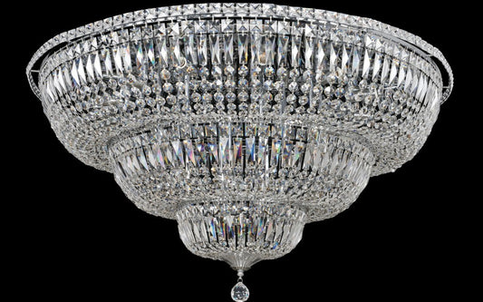 Allegri Crystal Betti 22 Light Flush Mount in Chrome 020247-010-FR001