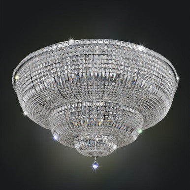 Allegri Crystal Betti 30 Light Flush Mount in Chrome 020248-010-FR001