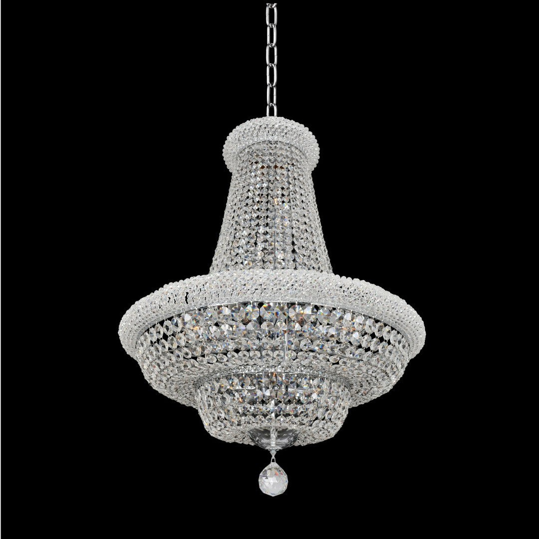 Allegri Crystal Napoli 18 Inch Pendant in Chrome 020970-010-FR001