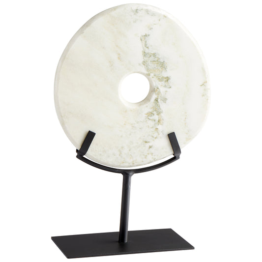 Cyan Design Disk On Stand in White - Small 02308