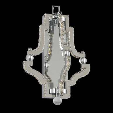 Allegri Crystal Cambria 12 Inch LED Wall Bracket in Chrome 030521-010-FR001