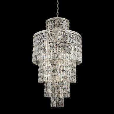 Allegri Crystal Kasturi 32 Inch Pendant in Silver 033252-014-FR001