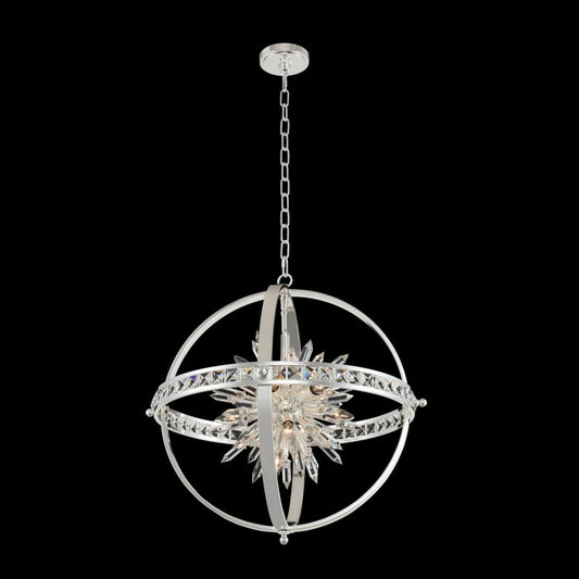 Allegri Crystal Angelo 26 Inch Pendant in Polished Silver 033651-014-FR001