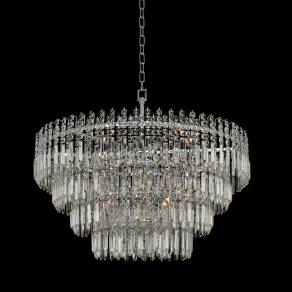 Allegri Crystal Pandoro 33 Inch Pendant in Chrome 034752-010-FR001