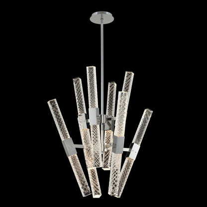 Allegri Crystal Apollo 16 Light LED Convergent Chandelier in Chrome 034970-010-FR001