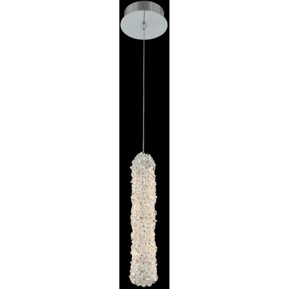 Allegri Crystal Lina 14 Inch LED Mini Pendant in Chrome 035511-010-FR001