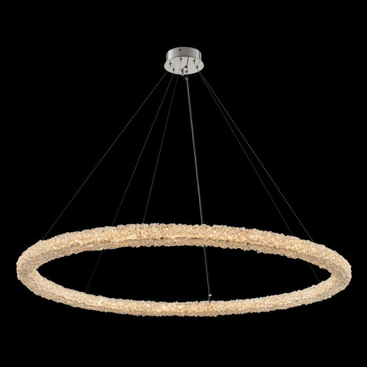 Allegri Crystal Lina 48 Inch LED Pendant in Polished Chrome 035555-010-FR001