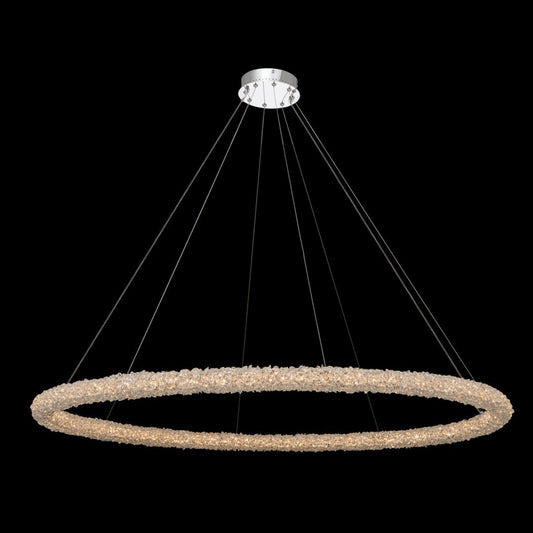 Allegri Crystal Lina 60 Inch LED Pendant in Polished Chrome 035556-010-FR001