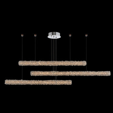 Allegri Crystal Lina 60 Inch Multi LED Island in Polished Chrome 035564-010-FR001