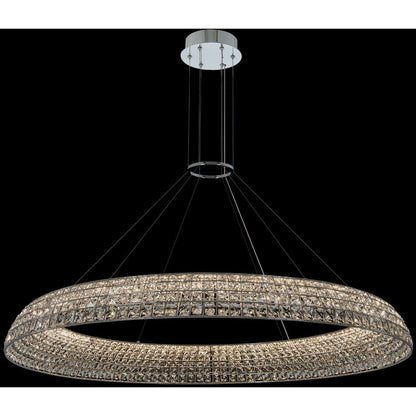 Allegri Crystal Nuvole 48 Inch LED Pendant in Chrome 037558-010-FR001