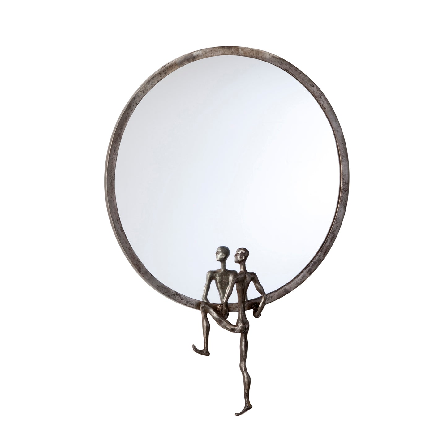 Cyan Design Kobe Mirror #2 in Raw Steel 04447