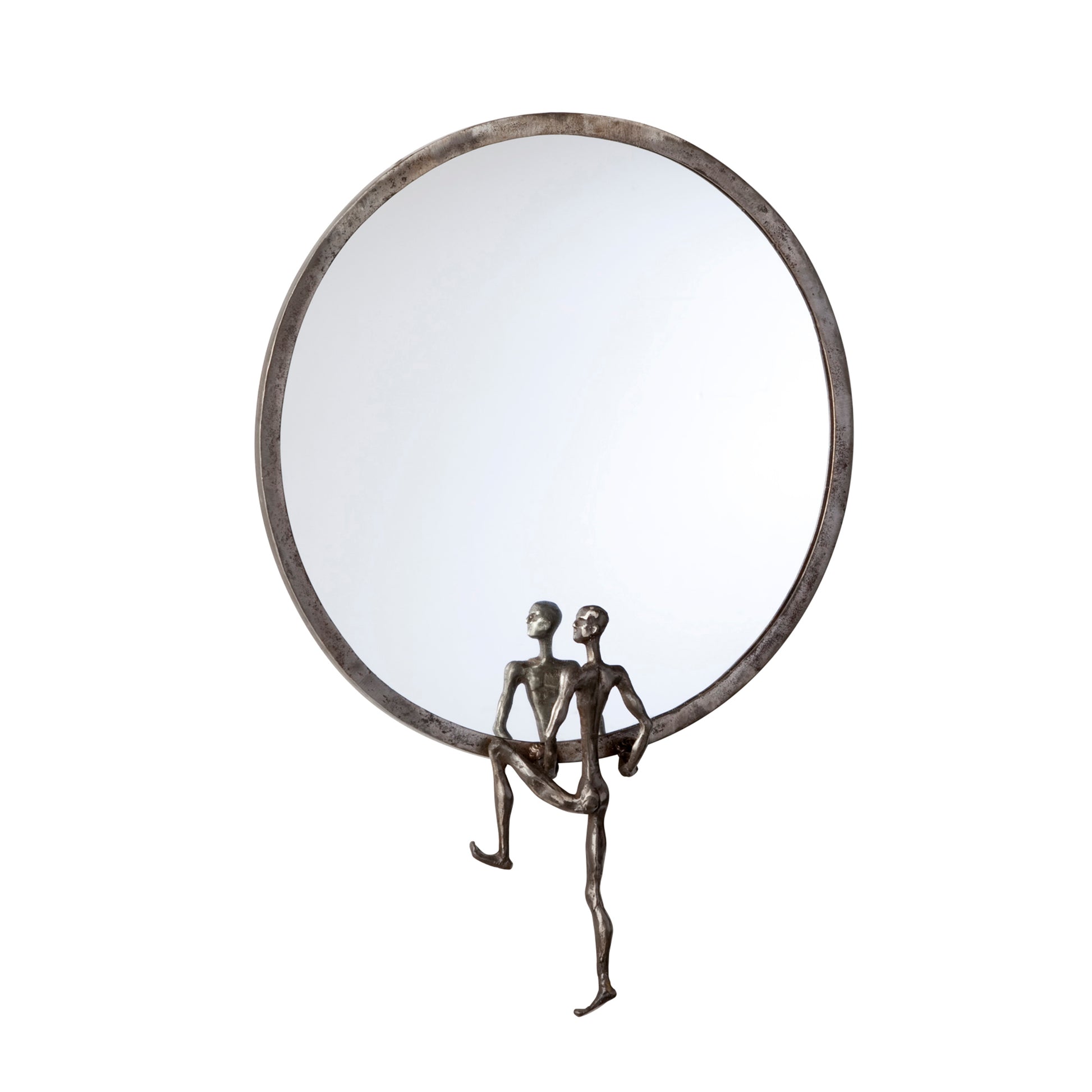 Cyan Design Kobe Mirror #2 in Raw Steel 04447