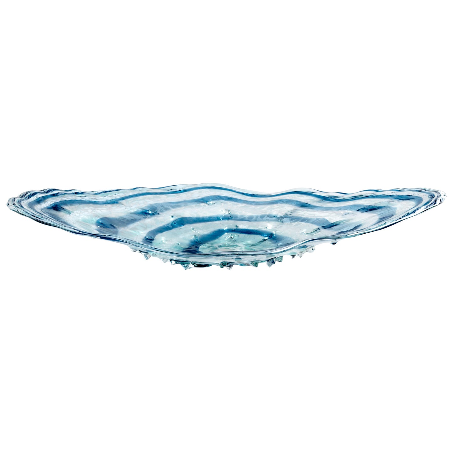 Cyan Design Abyss Plate in Blue & Clear 05362