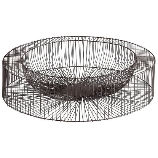 Cyan Design Wire Wheel Tray in Graphite - Large 05834