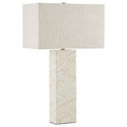 Currey & Co. Elegy White Table Lamp 6000-0867