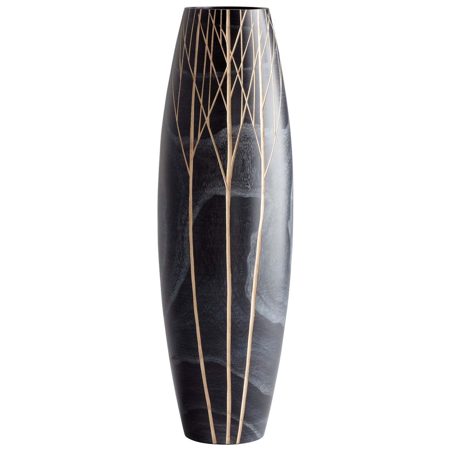 Cyan Design Onyx Winter Vase in Black - Medium 06025