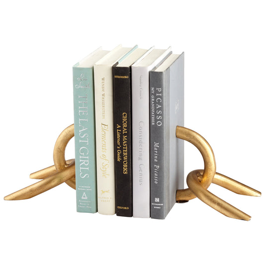 Cyan Design Goldie Locks Bookends - in Gold - Medium 06042