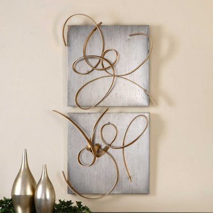 Uttermost Harmony Metal Wall Art S/2 07071