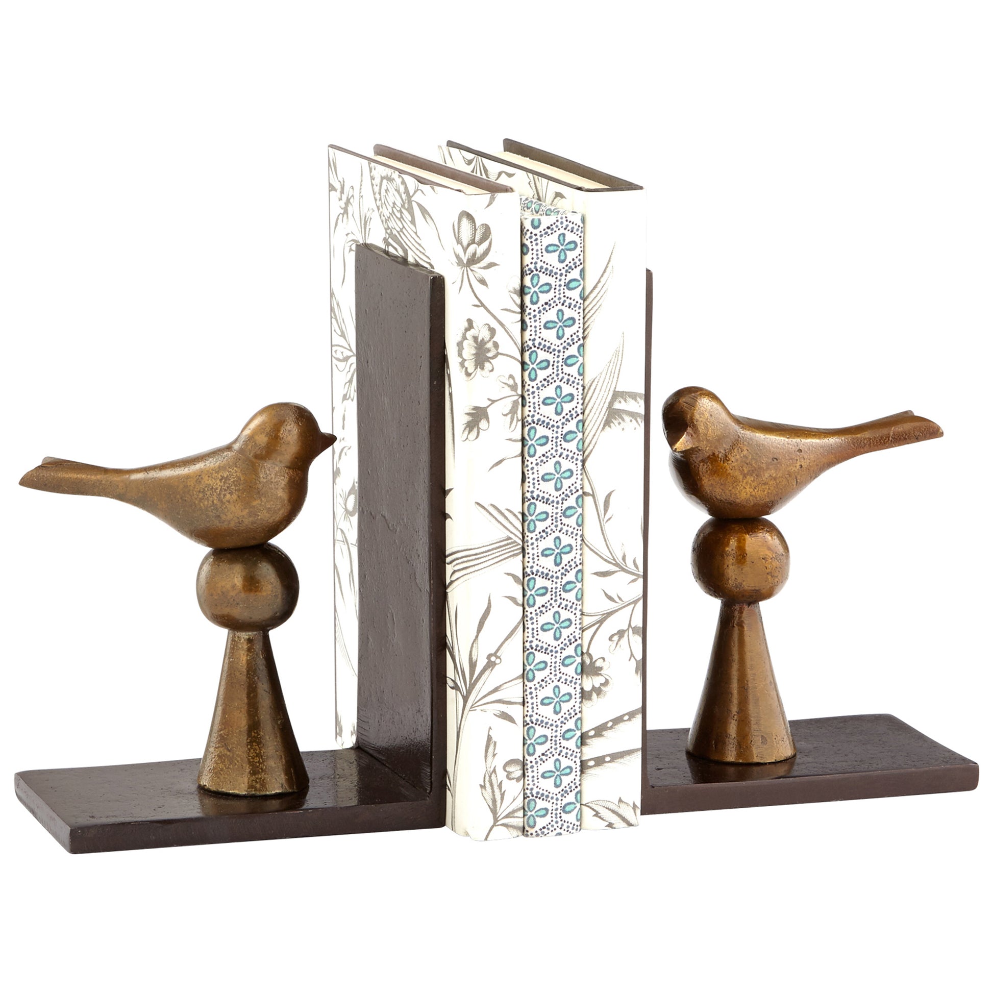 Cyan Design Birds and Books in Antique Brass 08289