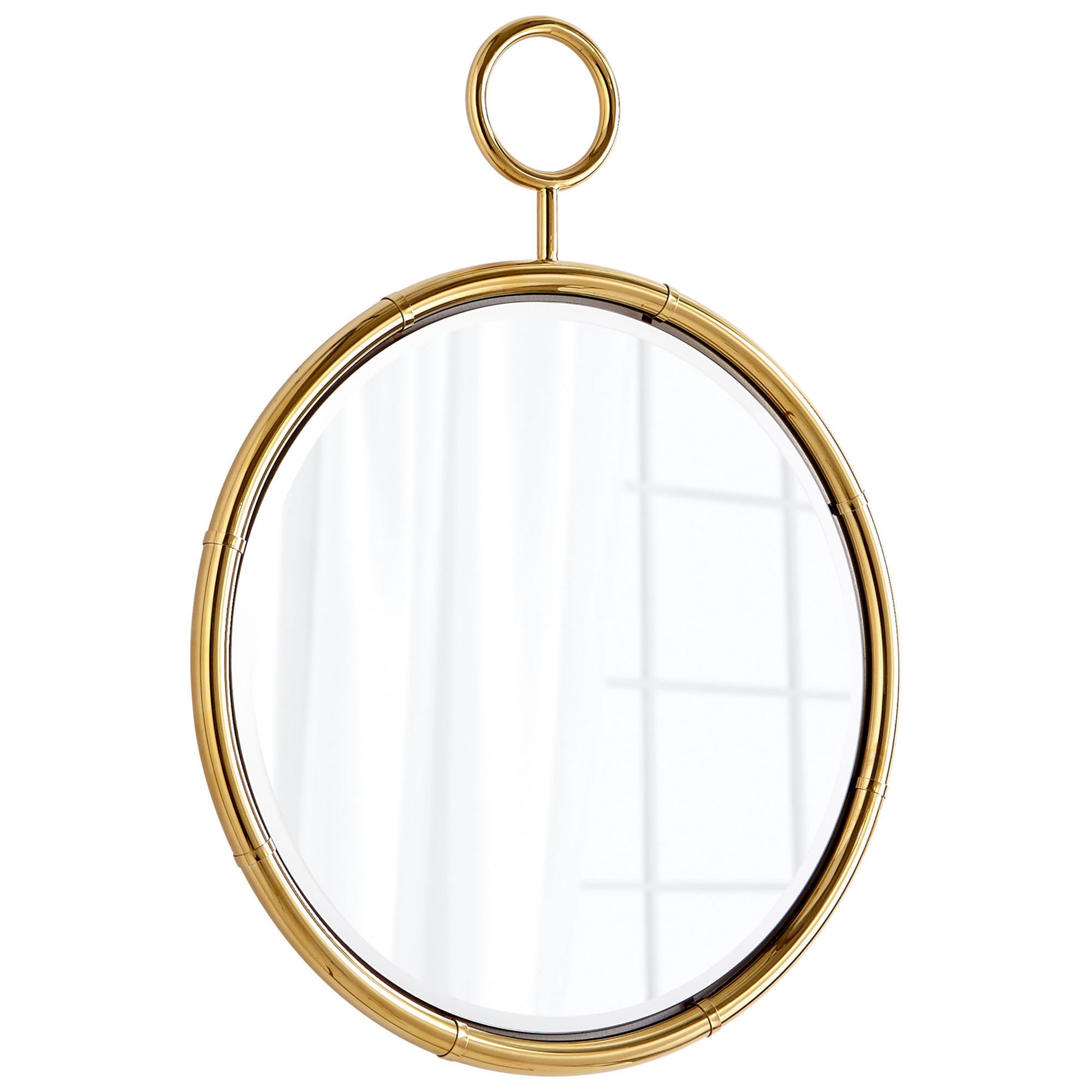 Cyan Design Circular Mirror in Brass 08588