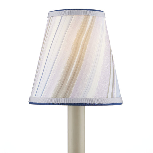 Currey & Co. Marble Paper Tapered Chandelier Shade - Lavender Agate 0900-0017