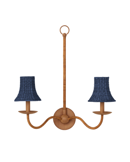 Currey & Co. Bell Indigo Chandelier Shade 0900-0041