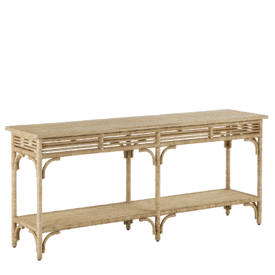 Currey & Co. Olisa Large Rope Console Table 3000-0246