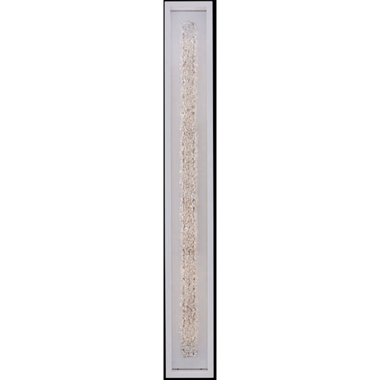 Allegri Crystal Lina 51 Inch LED Outdoor Wall Sconce in Matte White 095523-064-FR001