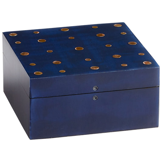 Cyan Design Dotty Container in Black And Brass - Large 09789