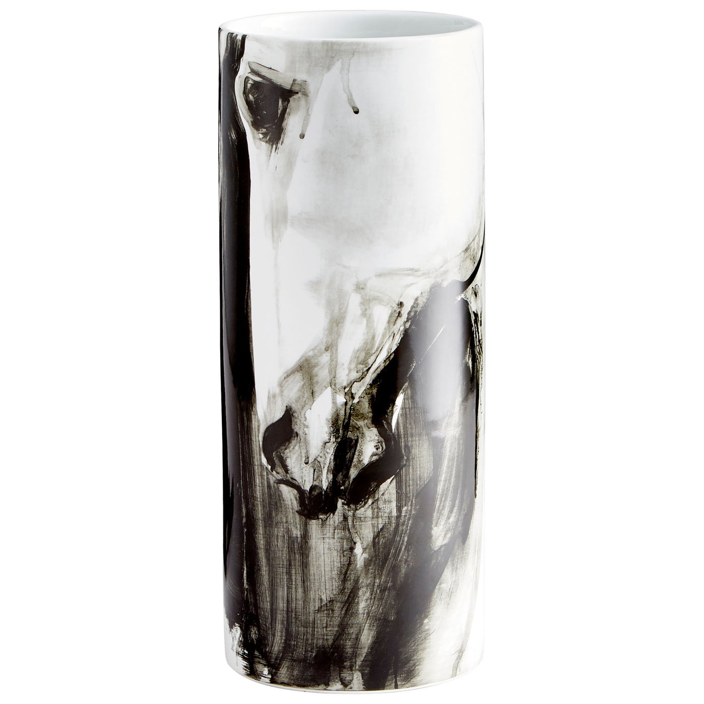 Cyan Design Stallion Vase in Black And White 09872