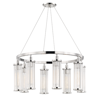 Hudson Valley Lighting Marley Chandelier in Polished Nickel 9130-PN