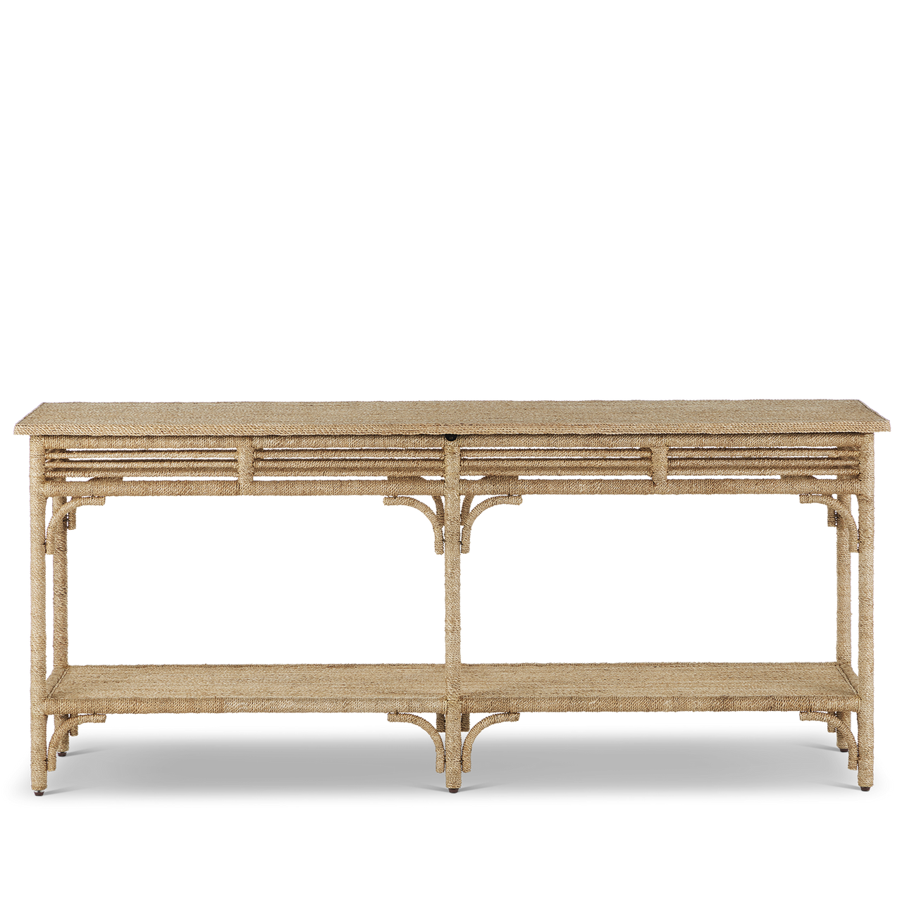 Currey & Co. Olisa Large Rope Console Table 3000-0246