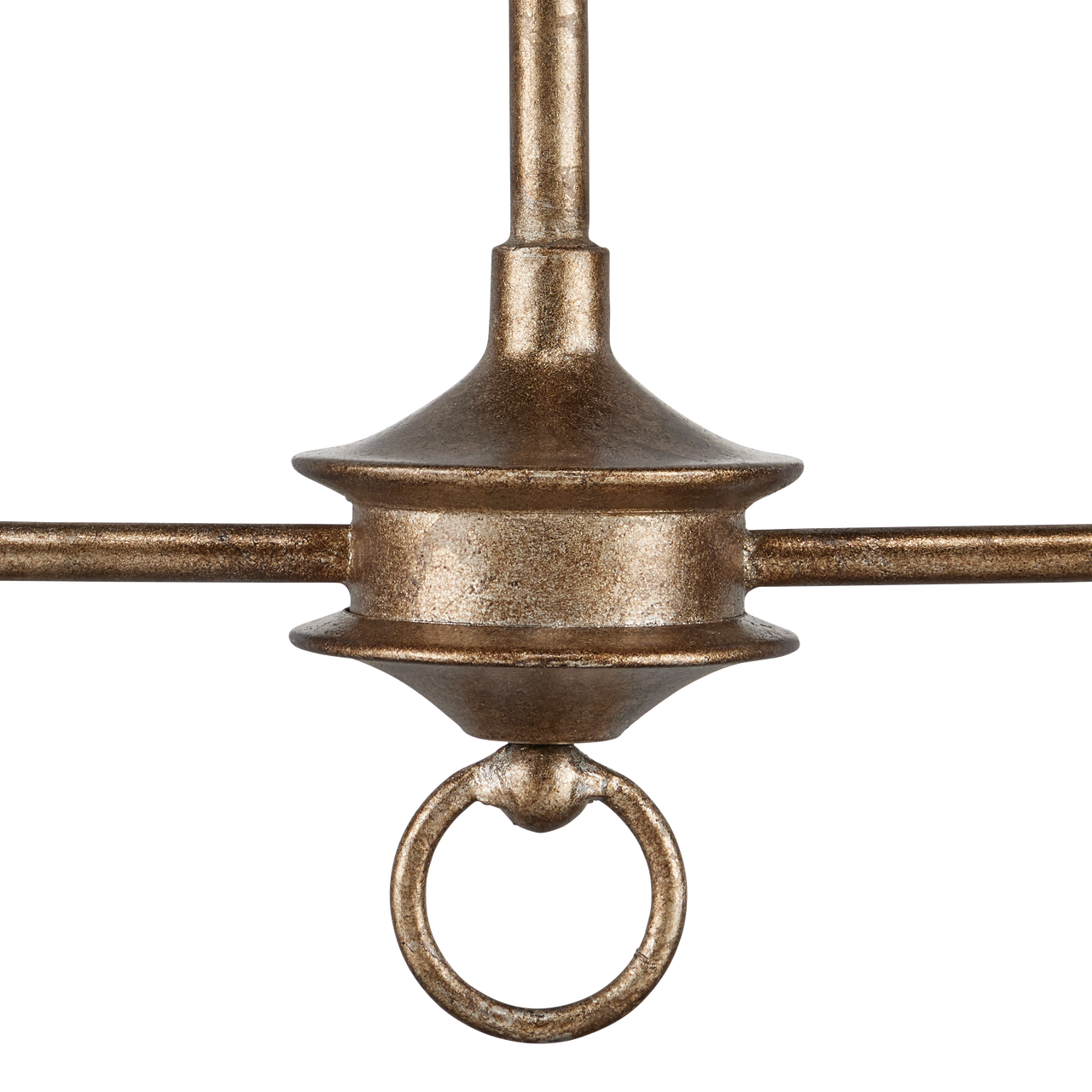 Currey & Co. Nottaway Bronze Linear Chandelier 9000-1128