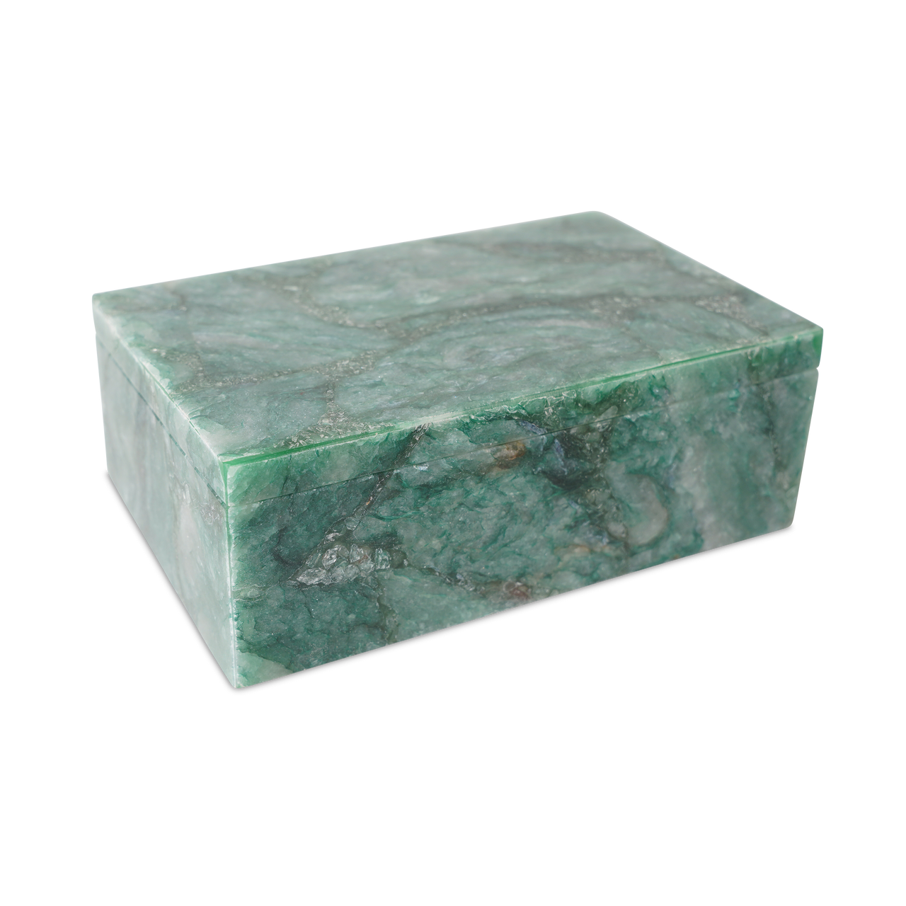 Currey & Co. 7" Green Aventurine Box 1200-0777