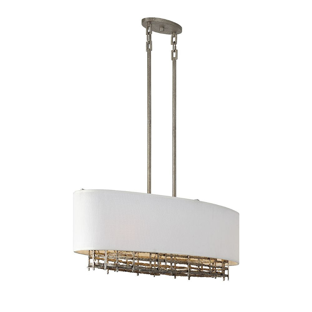 Savoy House Cameo 4-Light Linear Chandelier in Campagne Luxe 1-1065-4-10