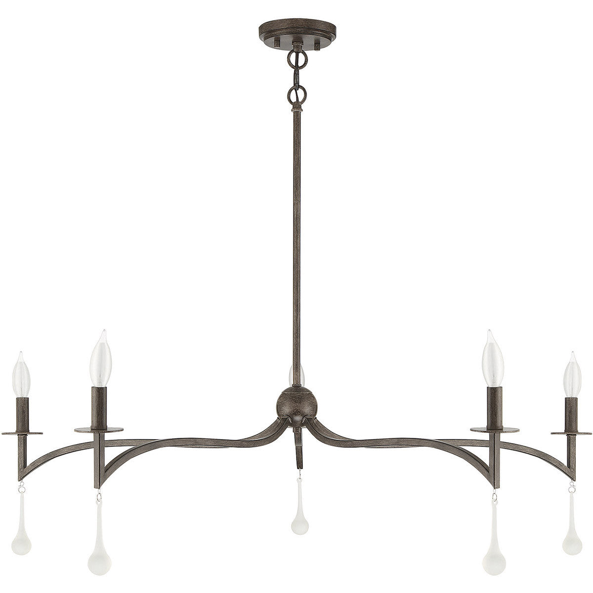 Savoy House Laramie 5-Light Chandelier in Chelsea Walnut 1-1099-5-183