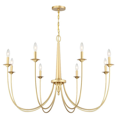 Savoy House Stonecrest 8-Light Chandelier in French Gold 1-1202-8-186