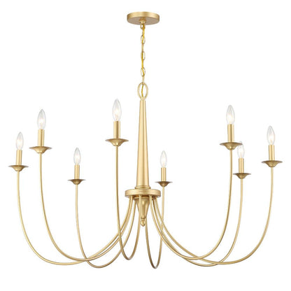 Savoy House Stonecrest 8-Light Chandelier in French Gold 1-1202-8-186