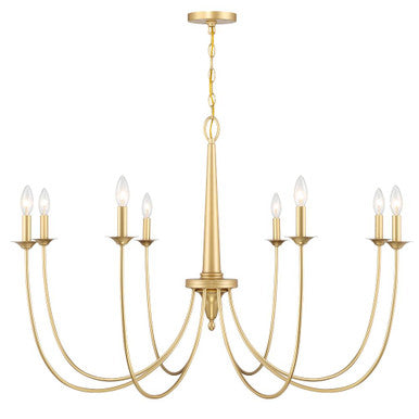 Savoy House Stonecrest 8-Light Chandelier in French Gold 1-1202-8-186