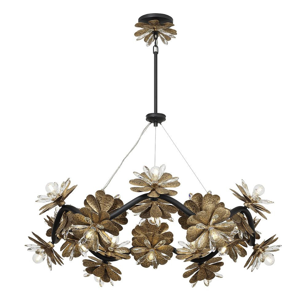 Savoy House Giselle 24-Light Chandelier in Delphine 1-1962-24-18