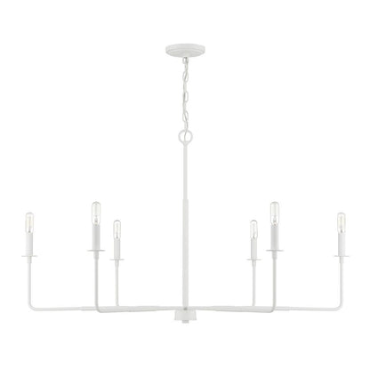 Savoy House Salerno 6-Light Chandelier in White Bisque 1-2221-6-83