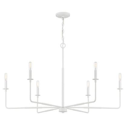 Savoy House Salerno 6-Light Chandelier in White Bisque 1-2221-6-83