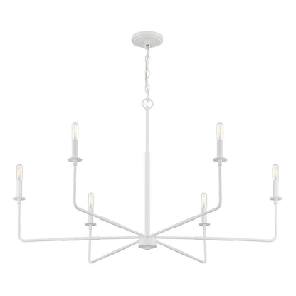 Savoy House Salerno 6-Light Chandelier in White Bisque 1-2221-6-83