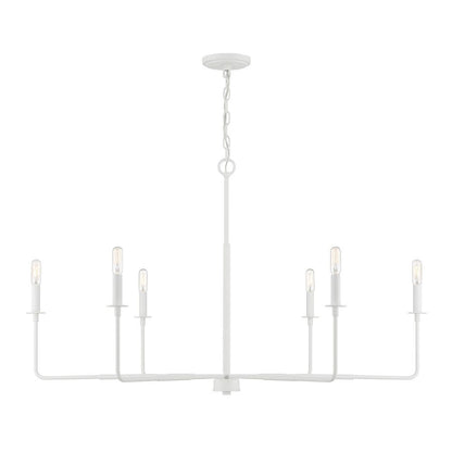 Savoy House Salerno 6-Light Chandelier in White Bisque 1-2221-6-83