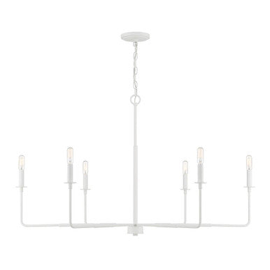 Savoy House Salerno 6-Light Chandelier in White Bisque 1-2221-6-83