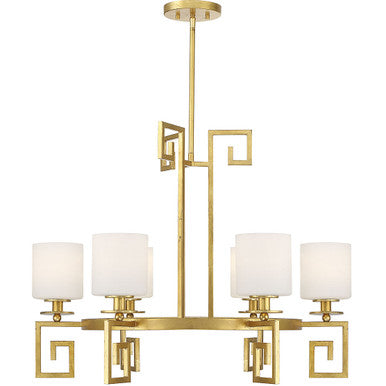 Savoy House Quatrain 6-Light Chandelier in True Gold 1-2304-6-260