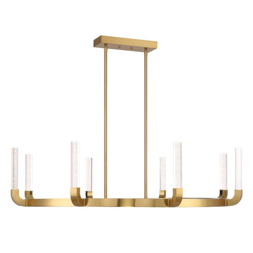 Savoy House Del Mar 8-Light LED Chandelier in Warm Brass by Breegan Jane 1-2507-8-322