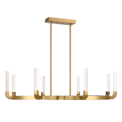 Savoy House Del Mar 8-Light LED Chandelier in Warm Brass by Breegan Jane 1-2507-8-322