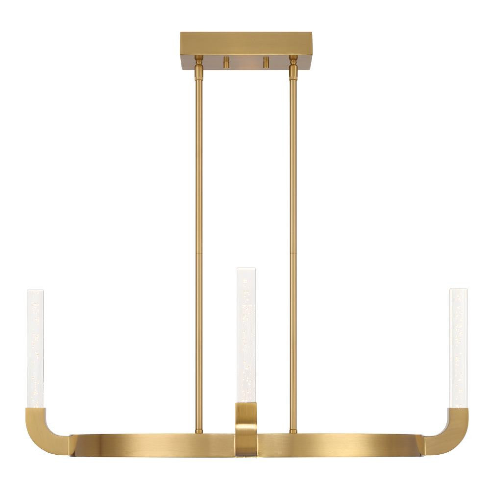 Savoy House Del Mar 4-Light LED Chandelier in Warm Brass by Breegan Jane 1-2508-4-322