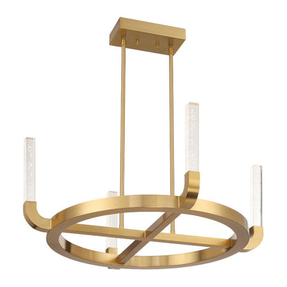 Savoy House Del Mar 4-Light LED Chandelier in Warm Brass by Breegan Jane 1-2508-4-322